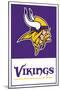 NFL Minnesota Vikings - Logo 21-Trends International-Mounted Poster