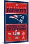 NFL New England Patriots - Champions 19-Trends International-Mounted Poster