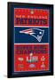 NFL New England Patriots - Champions 19-Trends International-Framed Poster