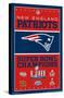 NFL New England Patriots - Champions 19-Trends International-Stretched Canvas