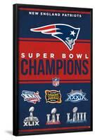 NFL New England Patriots - Champions 23-Trends International-Framed Poster