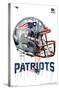 NFL New England Patriots - Drip Helmet 20-Trends International-Stretched Canvas