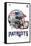 NFL New England Patriots - Drip Helmet 20-Trends International-Framed Stretched Canvas