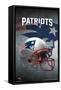 NFL New England Patriots - Helmet 16-Trends International-Framed Stretched Canvas
