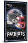 NFL New England Patriots - Neon Helmet 23-Trends International-Mounted Poster