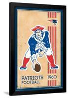 NFL New England Patriots - Retro Logo 14-Trends International-Framed Poster