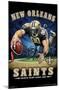 NFL New Orleans Saints - End Zone 17-Trends International-Mounted Poster