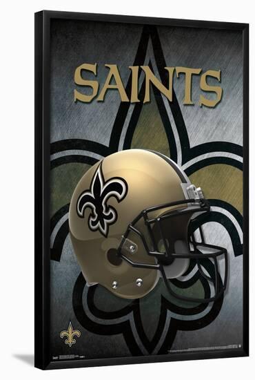 NFL New Orleans Saints - Helmet 16-Trends International-Framed Poster