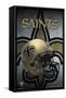 NFL New Orleans Saints - Helmet 16-Trends International-Framed Stretched Canvas