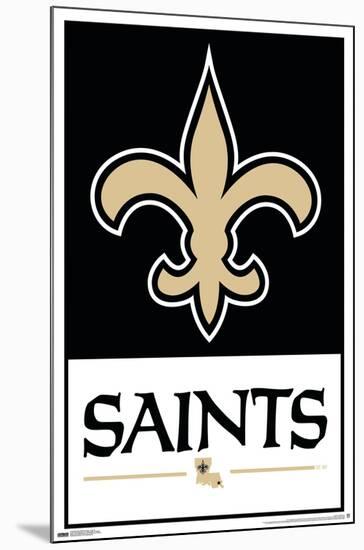 NFL New Orleans Saints - Logo 21-Trends International-Mounted Poster