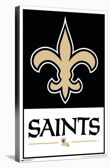 NFL New Orleans Saints - Logo 21-Trends International-Stretched Canvas