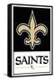 NFL New Orleans Saints - Logo 21-Trends International-Framed Stretched Canvas