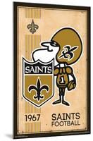 NFL New Orleans Saints - Retro Logo 14-Trends International-Mounted Poster