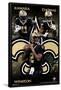 NFL New Orleans Saints - Triplets 21-Trends International-Framed Poster