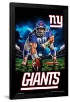 NFL New York Giants - 3 Point Stance 19-Trends International-Framed Poster