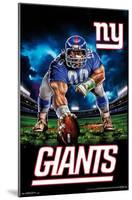 NFL New York Giants - 3 Point Stance 19-Trends International-Mounted Poster