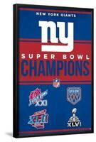 NFL New York Giants - Champions 23-Trends International-Framed Poster