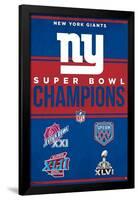 NFL New York Giants - Champions 23-Trends International-Framed Poster