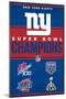 NFL New York Giants - Champions 23-Trends International-Mounted Poster