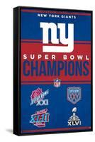 NFL New York Giants - Champions 23-Trends International-Framed Stretched Canvas