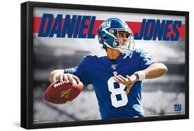 NFL New York Giants - Daniel Jones 19-Trends International-Framed Poster