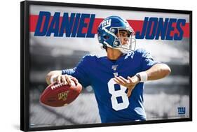 NFL New York Giants - Daniel Jones 19-Trends International-Framed Poster