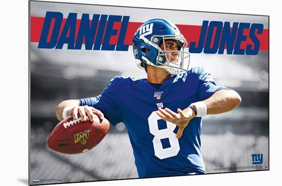 NFL New York Giants - Daniel Jones 19-Trends International-Mounted Poster