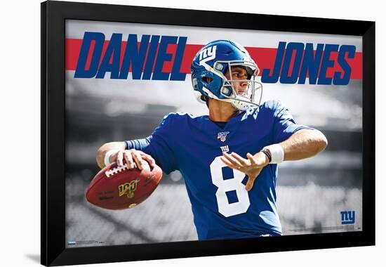 NFL New York Giants - Daniel Jones 19-Trends International-Framed Poster
