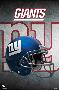 NFL: New York Giants- Helmet Logo-null-Lamina Framed Poster