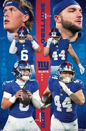 NFL New York Giants - Jaxson Dart & Cam Skattebo 25' Posters
