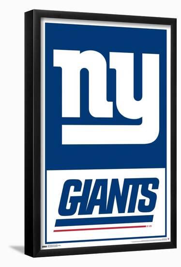 NFL New York Giants - Logo 21-Trends International-Framed Poster