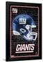 NFL New York Giants - Neon Helmet 23-Trends International-Framed Poster