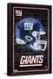 NFL New York Giants - Neon Helmet 23-Trends International-Framed Poster