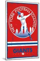 NFL New York Giants - Retro Logo 15-Trends International-Mounted Poster