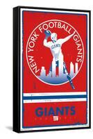 NFL New York Giants - Retro Logo 15-Trends International-Framed Stretched Canvas