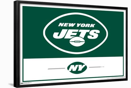 NFL New York Jets - Logo 21-Trends International-Framed Poster