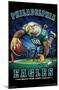 NFL Philadelphia Eagles - End Zone 17-Trends International-Mounted Poster