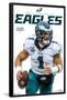 NFL Philadelphia Eagles - Jalen Hurts Feature Series 23-Trends International-Framed Poster