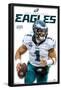NFL Philadelphia Eagles - Jalen Hurts Feature Series 23-Trends International-Framed Poster