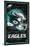 NFL Philadelphia Eagles - Neon Helmet 23-Trends International-Mounted Poster