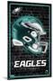 NFL Philadelphia Eagles - Neon Helmet 23-Trends International-Mounted Poster