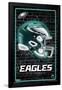 NFL Philadelphia Eagles - Neon Helmet 23-Trends International-Framed Poster