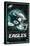 NFL Philadelphia Eagles - Neon Helmet 23-Trends International-Stretched Canvas