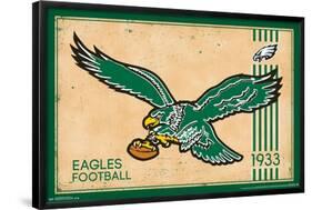 NFL Philadelphia Eagles - Retro Logo 14-Trends International-Framed Poster