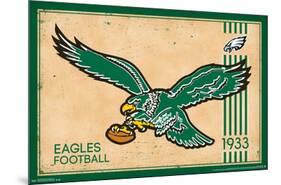 NFL Philadelphia Eagles - Retro Logo 14-Trends International-Mounted Poster