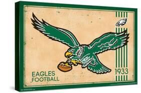 NFL Philadelphia Eagles - Retro Logo 14-Trends International-Stretched Canvas