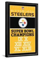 NFL Pittsburgh Steelers - Champions 13-Trends International-Framed Poster