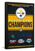 NFL Pittsburgh Steelers - Champions 23-Trends International-Framed Poster