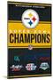 NFL Pittsburgh Steelers - Champions 23-Trends International-Mounted Poster