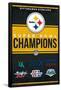NFL Pittsburgh Steelers - Champions 23-Trends International-Framed Poster